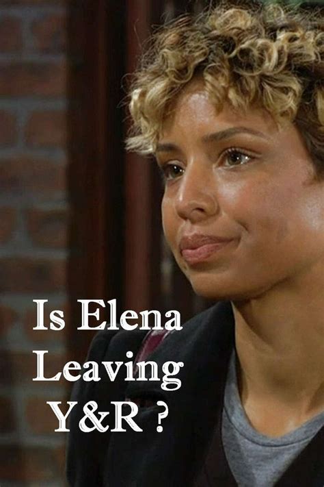 is elena leaving young and restless